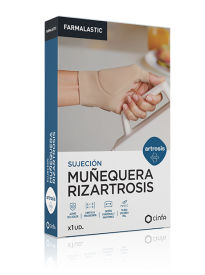 Caja de la muñequera Farmalastic para rizartrosis