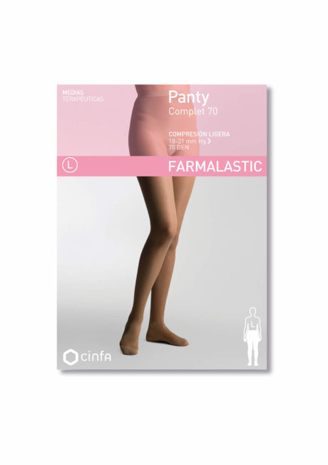 Panty de compresión ligera 70 DEN Farmalastic Classic