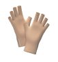 Guantes Farmalastic para artrosis de color beige